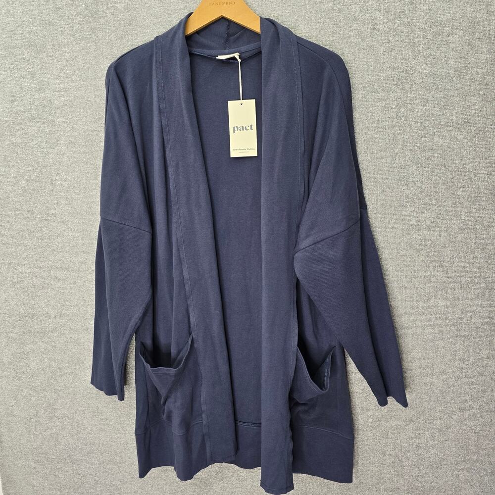 PACT AIRPLANE CARDIGAN ORGANIC COTTON, M/L, NWT